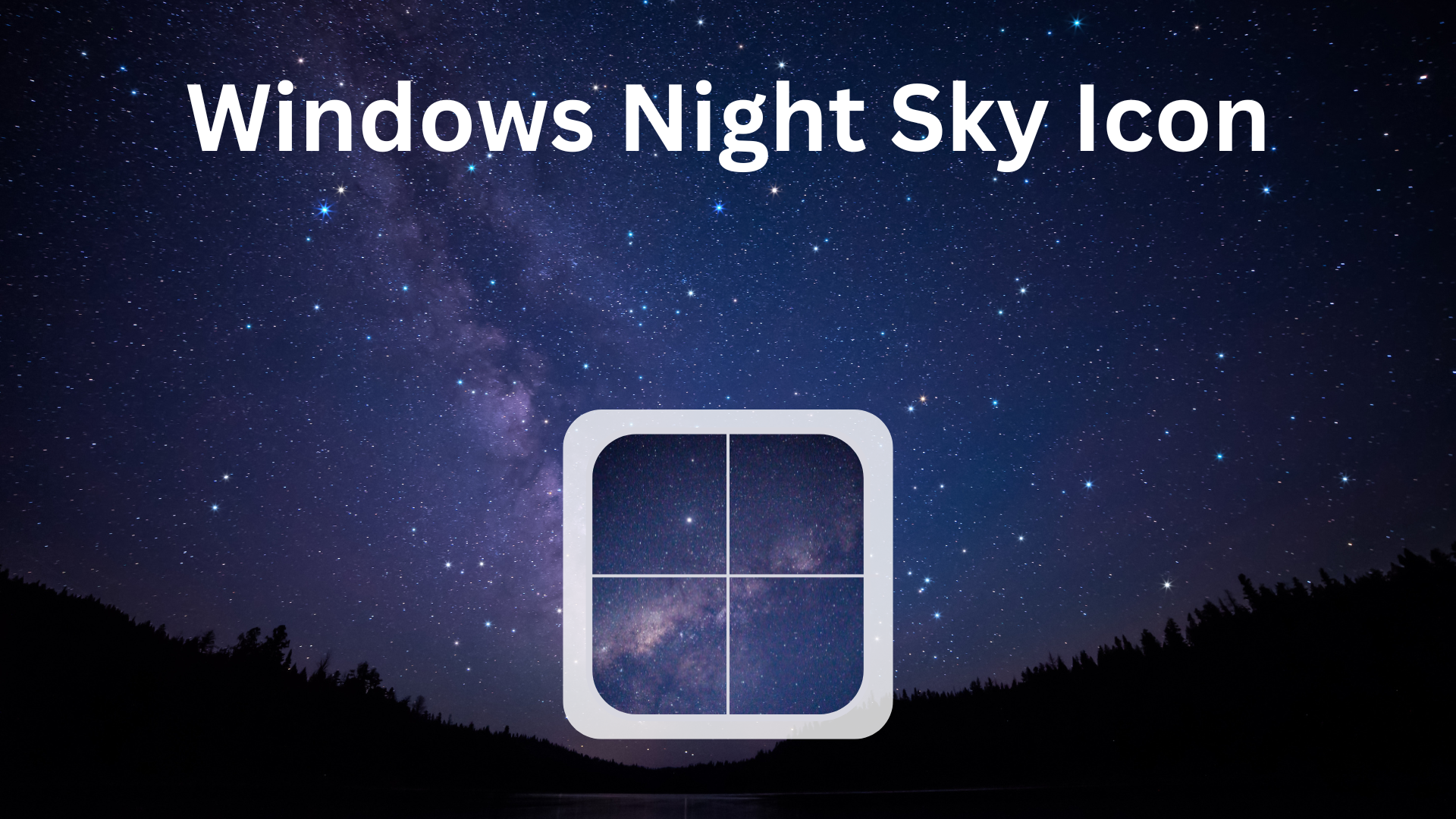Sky Window Icon Windows NIght Sky Icon by Belu-King on DeviantArt