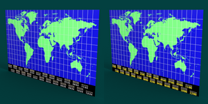 World Map Clock