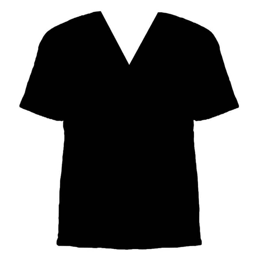 V neck t shirt template on sale
