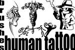 human tattoo brushes