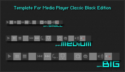 Toolbar Template for MPC-BE by Nighted on DeviantArt