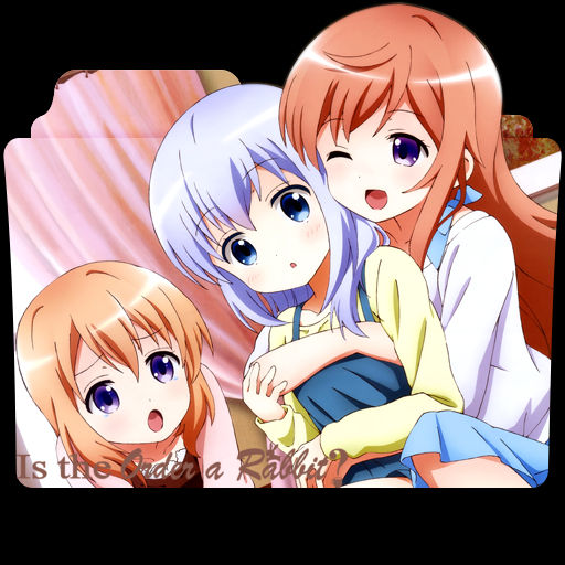 Get Wallpaper Gochuumon Wa Usagi Desu Ka 5 Folder Icon By Darkdirtydanny On HD