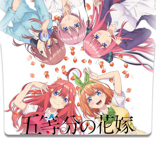 Go-Toubun no Hanayome~ movie special - Folder Icon by Zunopziz on