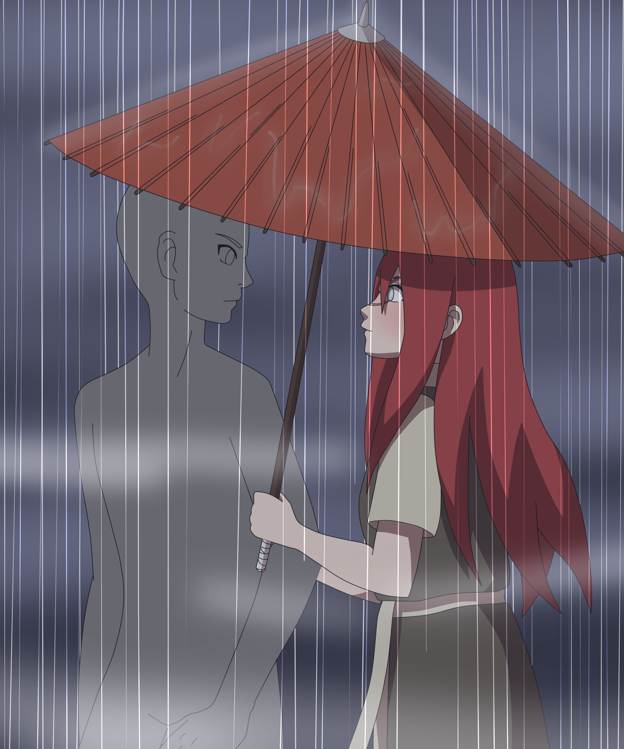Standing in the Rain [Open Collab] by carnivorousGekkou on DeviantArt