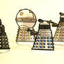 Dalek Paper miniatures