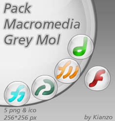 Pack Macromedia Grey Mol