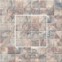 Pink Marble Floor Tiles