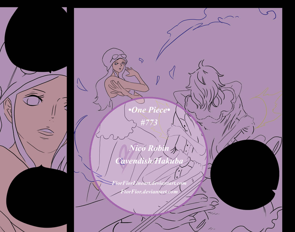 Robin And Cavendish 773 One Piece By Fiorfiorlineart On Deviantart