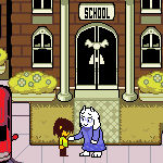 Deltarune Cutscene 2 - Off To School