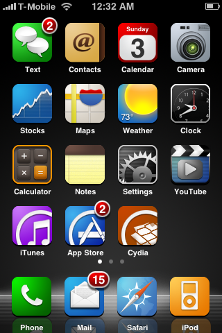 Custom Badges for iPhone by m0rphzilla
