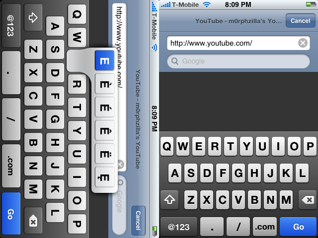 Eclipse iPhone Keyboard by m0rphzilla
