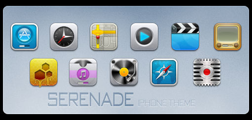 Serenade iPhone Theme