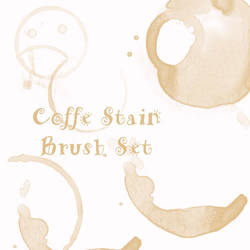 Coffe Stain Brush Set