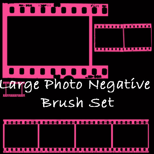 Photo Negative Brush Set