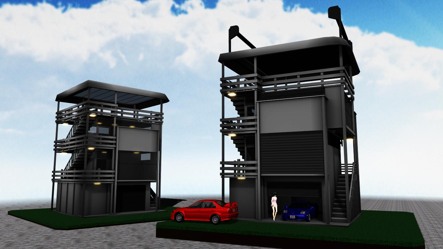 [MMD]Tower House Design DL by Lismo320 on DeviantArt