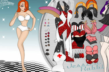 Jessica Rabbit Paperdoll