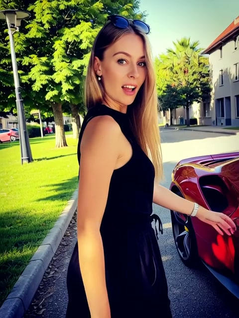 Kixi Rajki walking to awaiting Ferrari by KixiRajki on DeviantArt