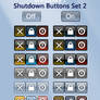 Shutdown Buttons Set 2