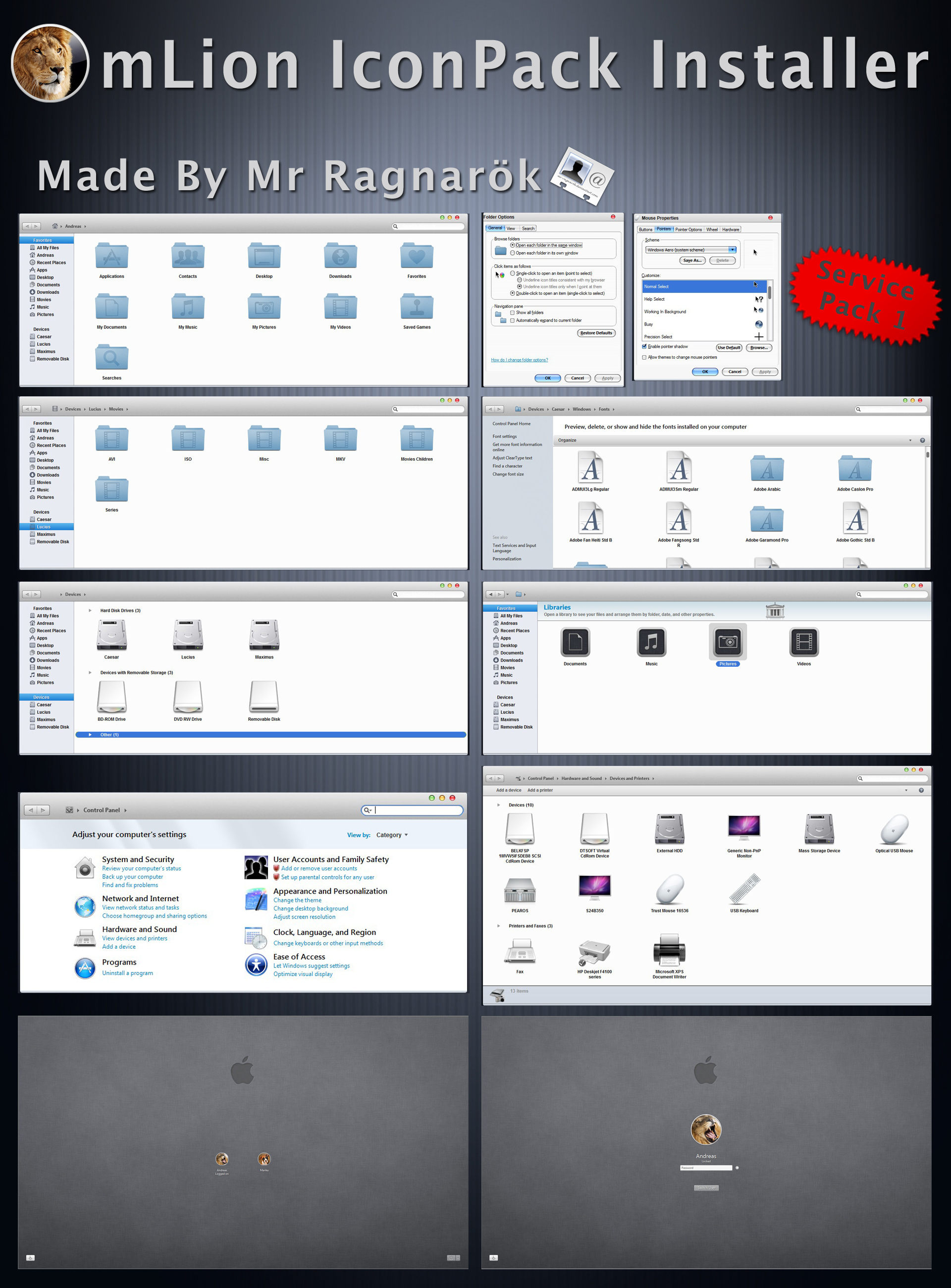 mLion IconPack Installer