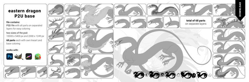 Eastern Dragon P2U Base with parts for sale