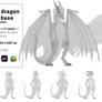 Dragon Anthro Base (Female) with parts