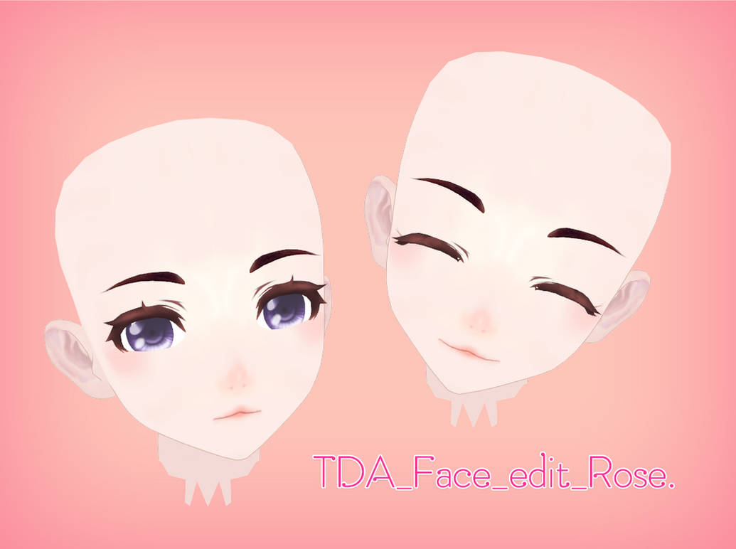  MMD  TDA Face  edit  download by DianaRose666 on DeviantArt