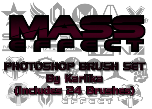 Mass Effect Photoshop Brushes