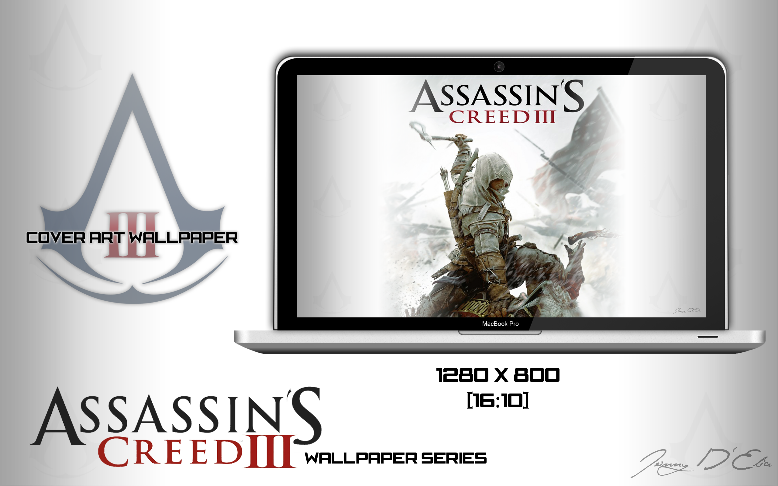 Assassin's Creed 3 Cover Art Wallpaper