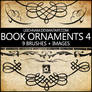 Book Ornaments Brushes 4
