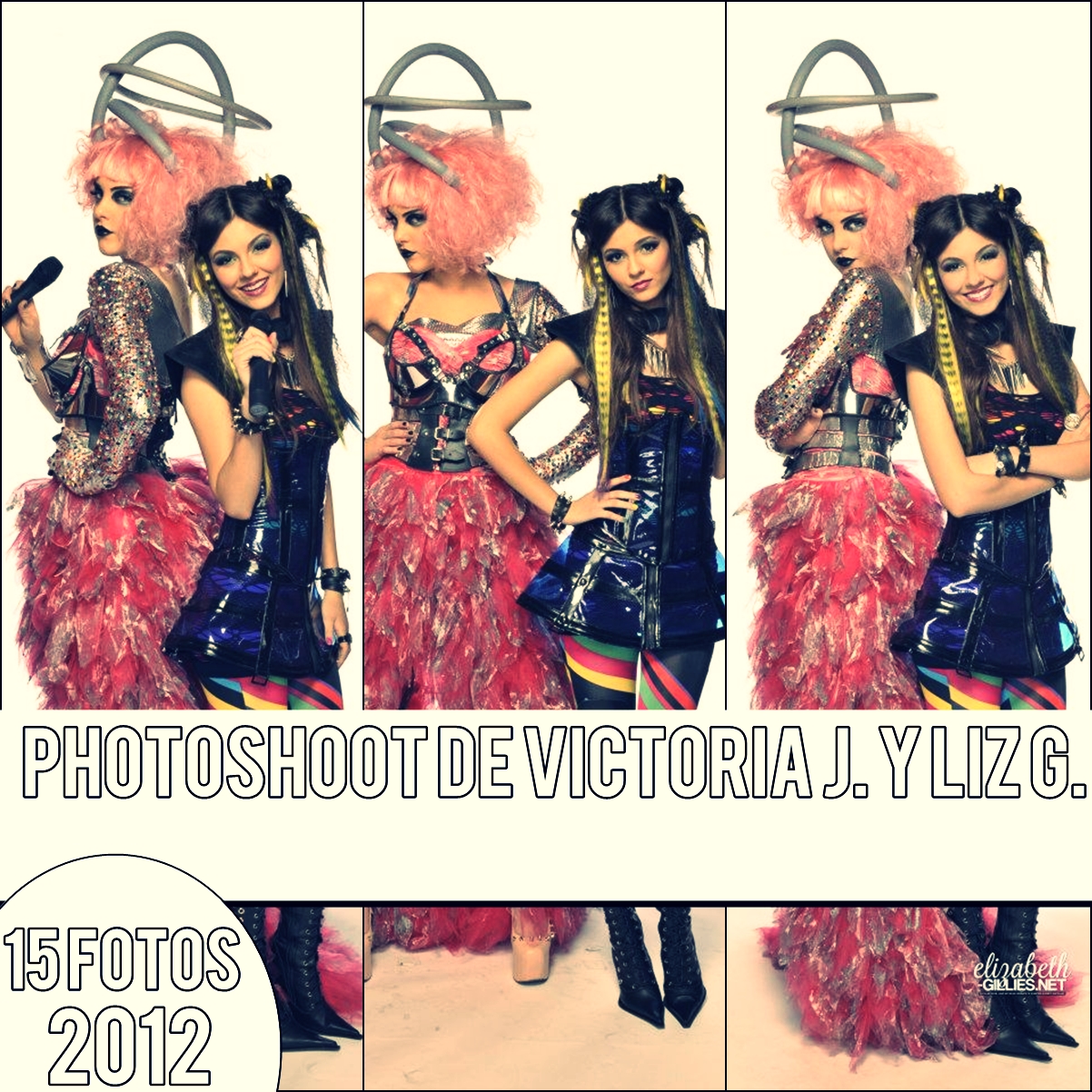 Photoshoot Victoria Justice y Liz Gillies