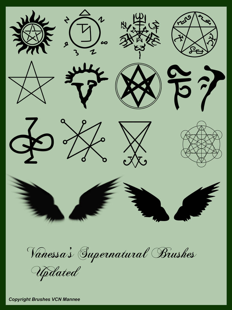 Vanessa's Supernatural Brushes Updated by Vanessa28