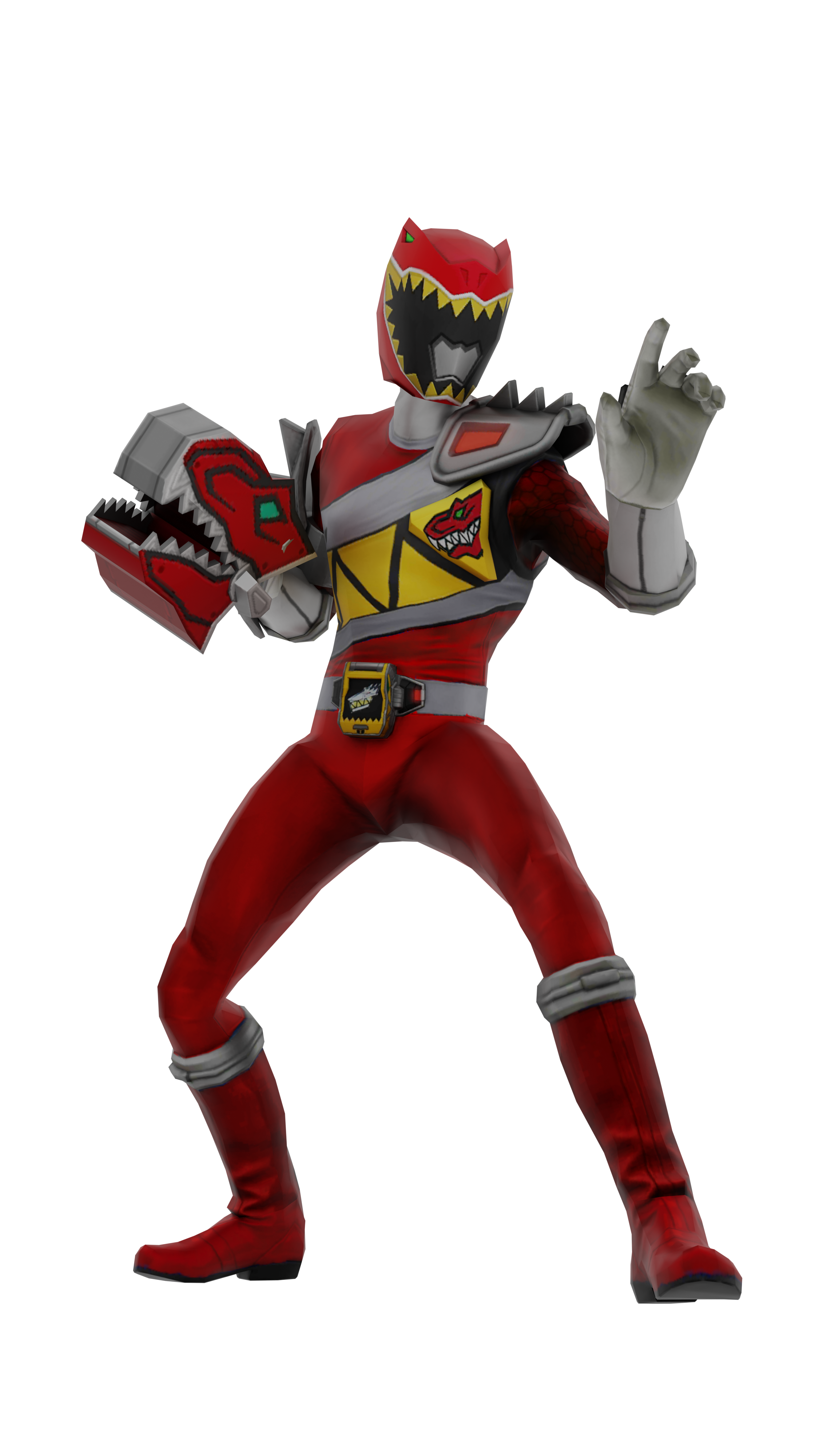 [DL] Red Dino Charge Ranger by Stradel on DeviantArt