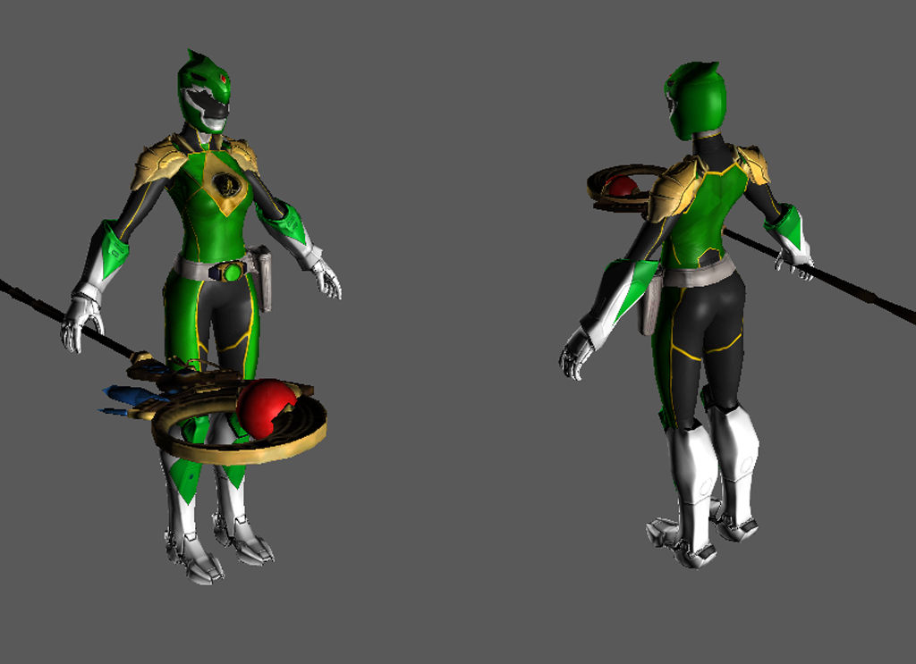 [DL|FBX] Green Prime Rangers by Stradel on DeviantArt