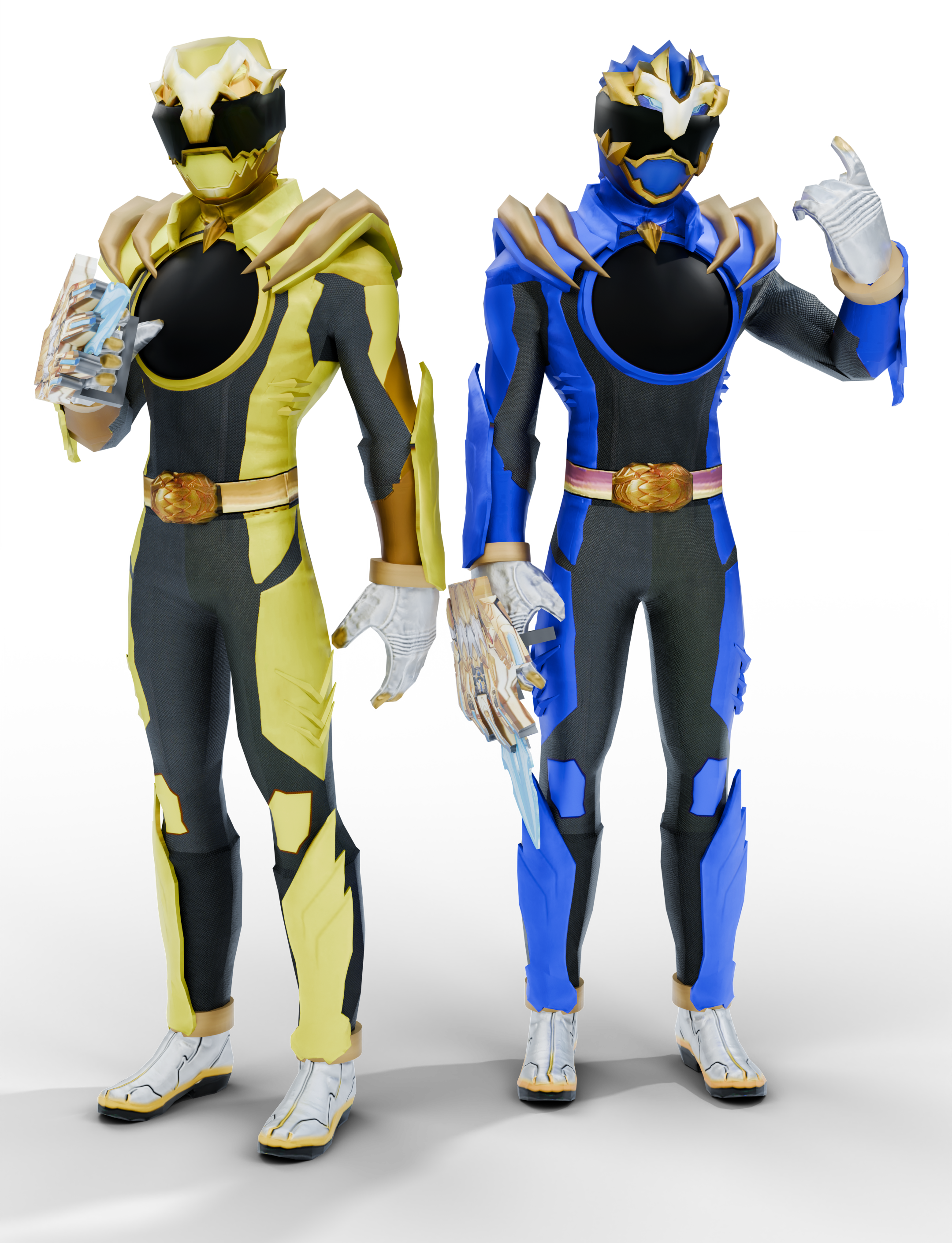 [DL|Custom|FBX] Gozyu Leon and Gozyu Tyranno PRLW by Stradel on DeviantArt