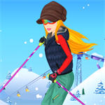 Fashion Skiing Girl Dress Up