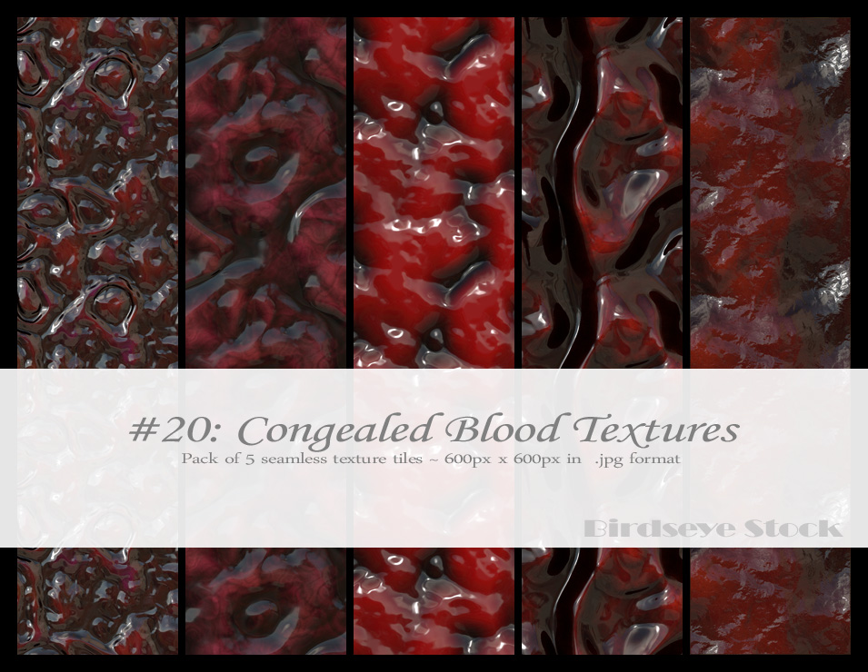 Congealed Blood Textures