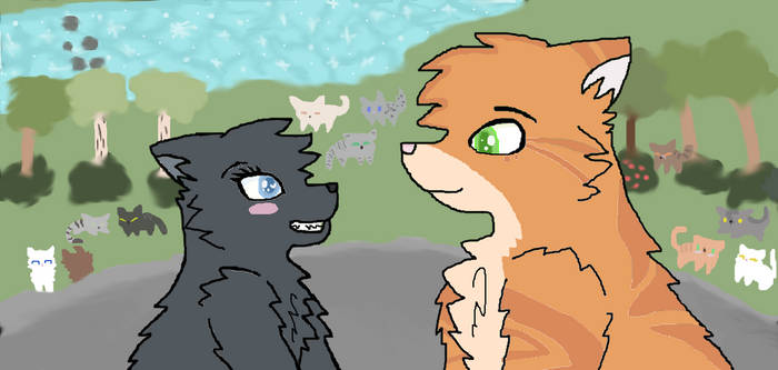 fireheart and cinderpaw