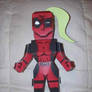 Lady Deadpool paper hero