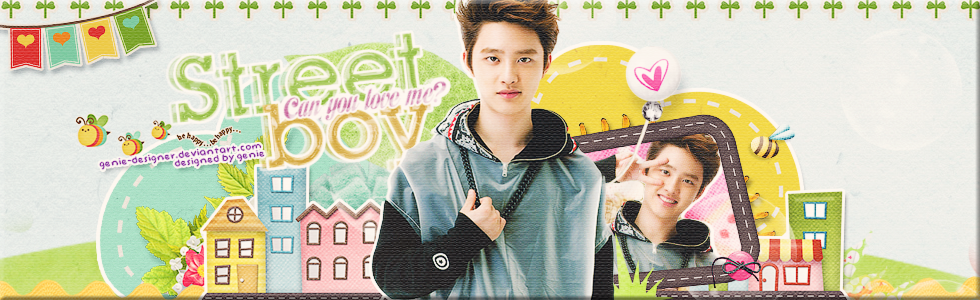 [SHARE PSD] Street Boy with D.O (My love)