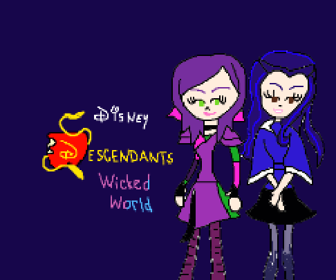 Descendants Wicked World by Mileymouse101 on DeviantArt