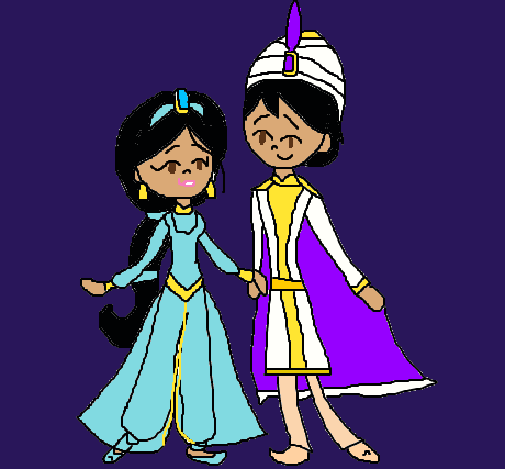 Aladdin And Jasmine's Redesign by Mileymouse101 on DeviantArt