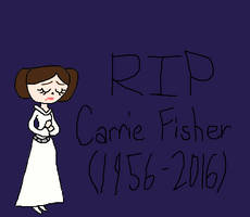 RIP Carrie Fisher