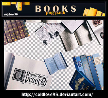 Books Png's Pack | ColdLove98