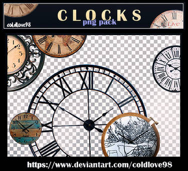 Clocks Png's Pack | ColdLove98