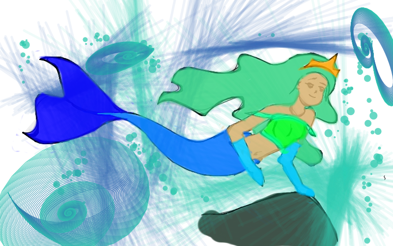 The mermaid princess by dragonneGlacia on DeviantArt