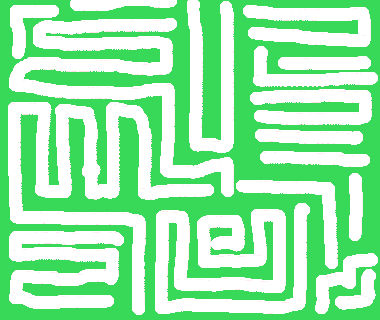 white lines+green background