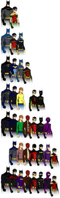 Batman Family by Arryc