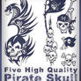 Pirate Skull Tattoo Brushes