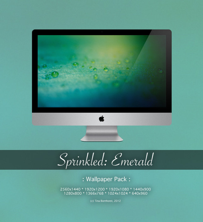 Sprinkled: Emerald Wallpaper Pack