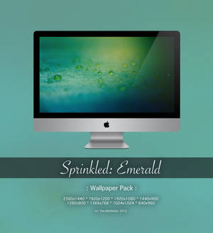 Sprinkled: Emerald Wallpaper Pack